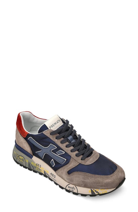 Premiata Mick Sneaker In Blue / Grey