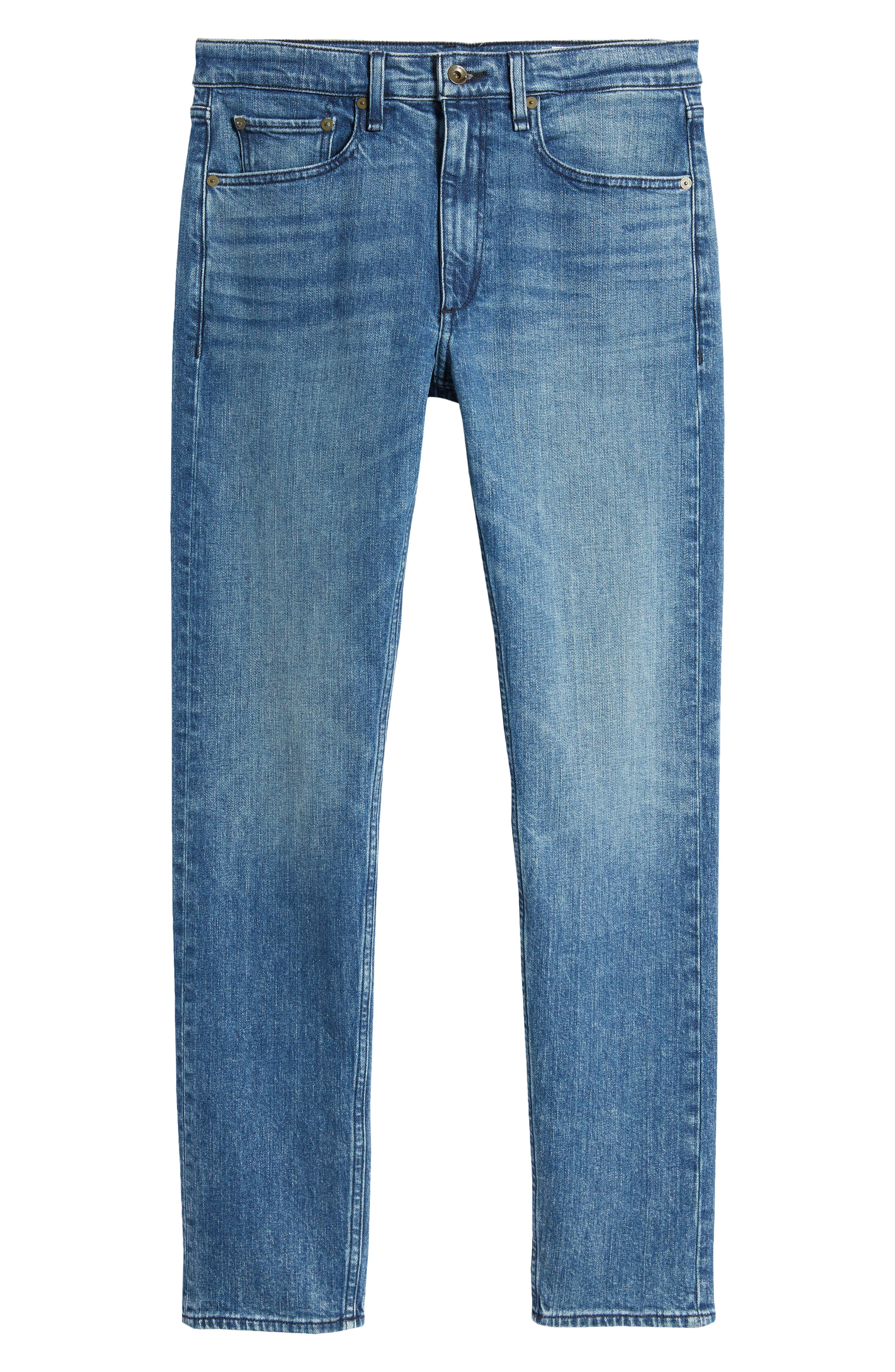 Slim Fit Paint Splatter Jeans 