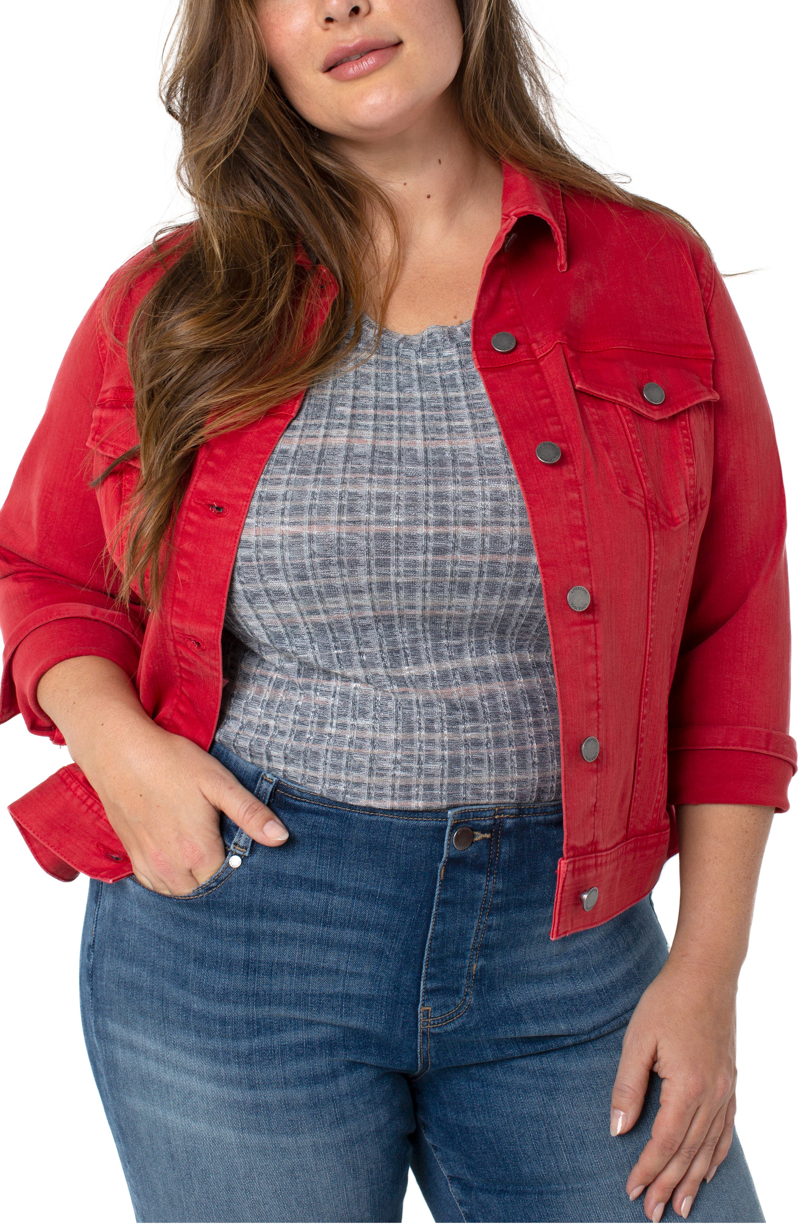 red jacket size 20