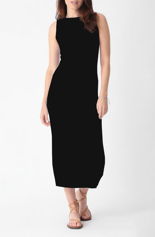 Shop Electric & Rose Donna Sleeveless Midi Dress In Onyx