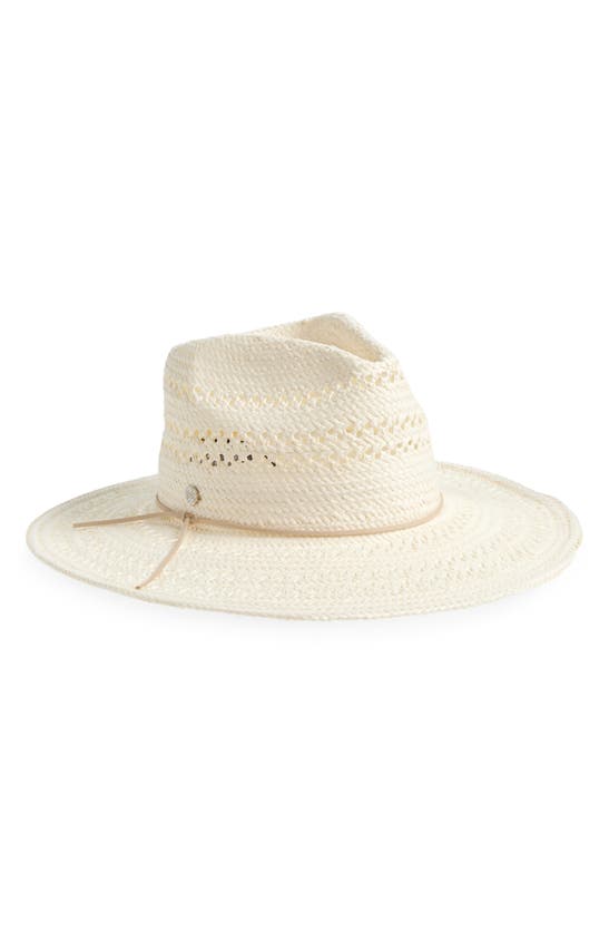 Shop Vince Camuto Woven Panama Hat In Bone
