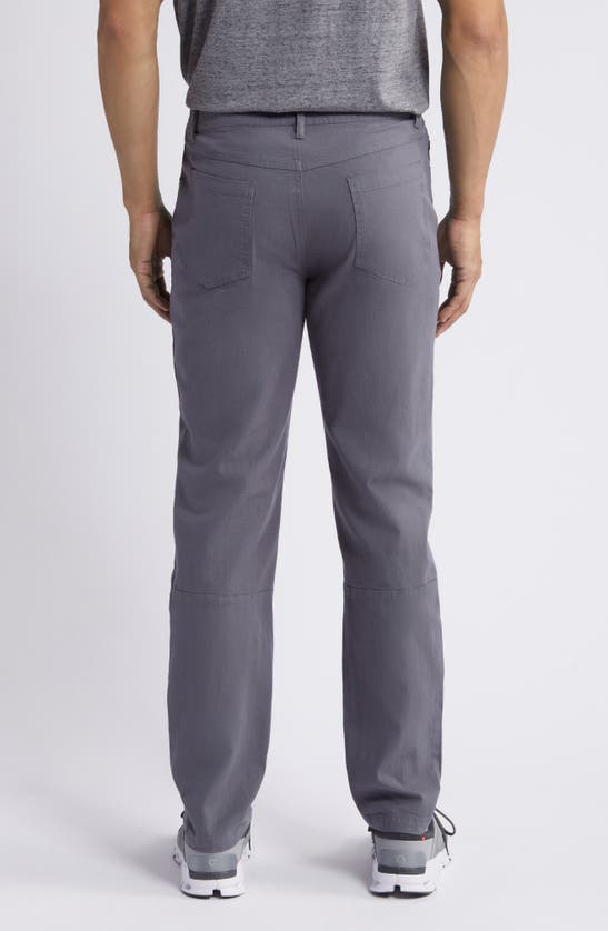 Shop Free Fly Stretch Canvas Five-pocket Pants In Smoke