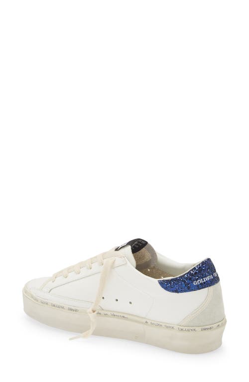 Golden Goose Hi Star Platform Sneakers In White/pink