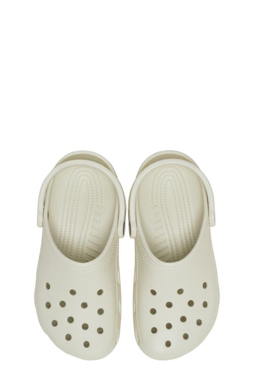 Shop Crocs Kids' Classic Clog In Linen