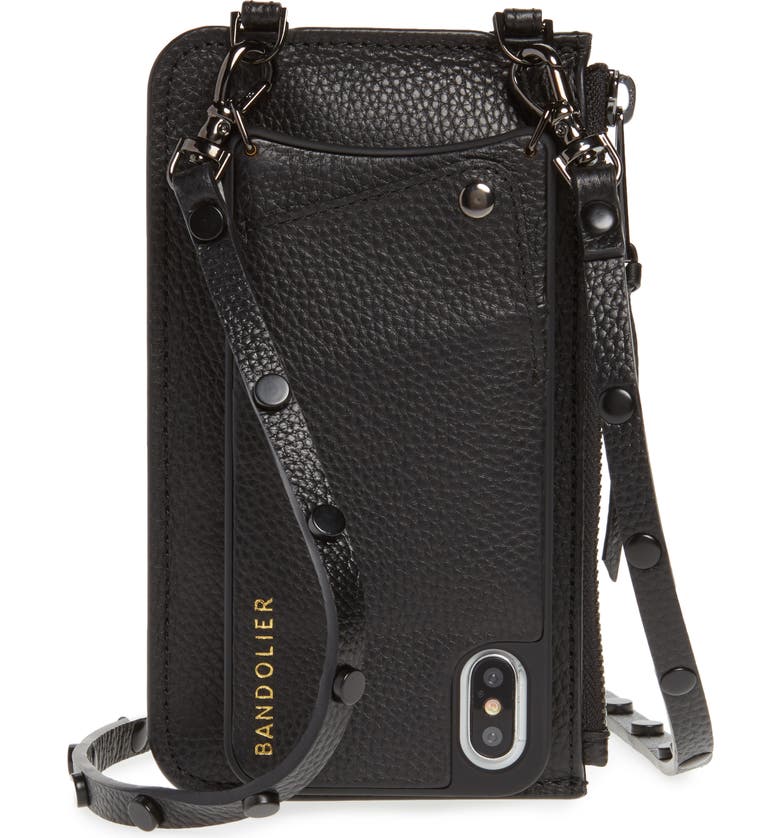 Bandolier Jane Leather iPhone X/Xs Crossbody Case & Pouch Set | Nordstrom
