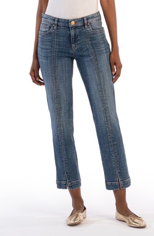 Kut From The Kloth Stevie Ankle Straight Leg Jeans In Blue