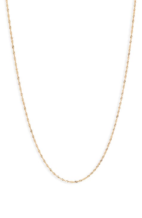 Bony Levy 14K Gold Twisted Chain Necklace | Nordstrom