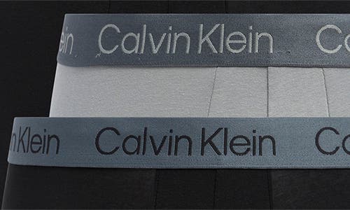 Calvin Klein Assorted 3-pack Boxer Briefs In Black/wolf Grey Assorted