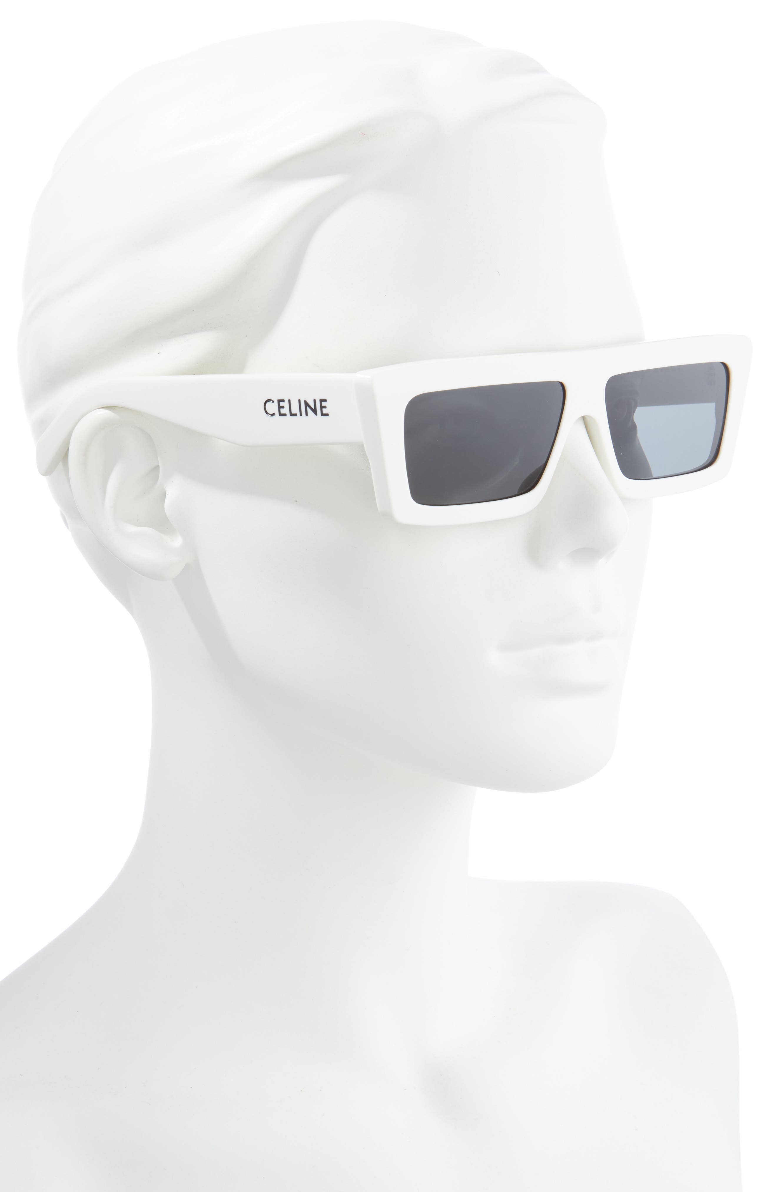 celine 57mm square sunglasses