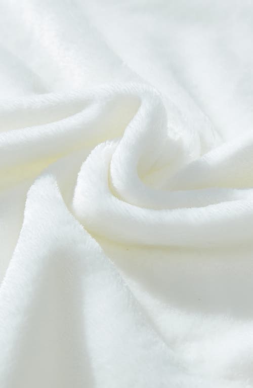 Nautica Ultra Soft Blanket In Deck White