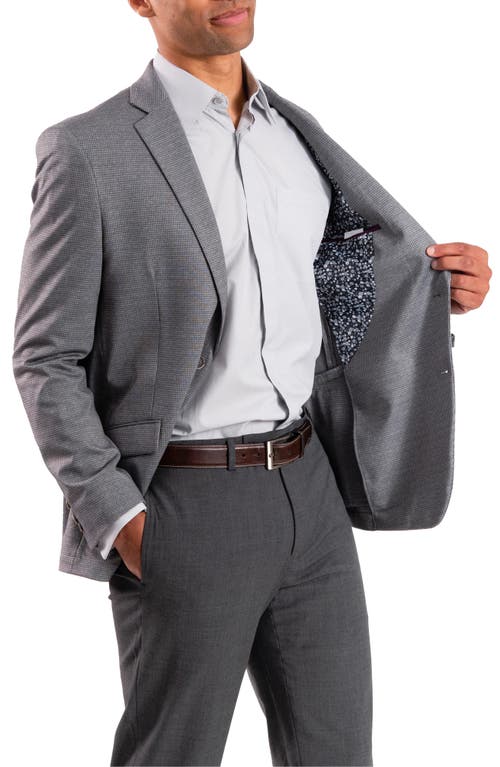 Savile Row Co Tic Knit Sport Coat In Grey