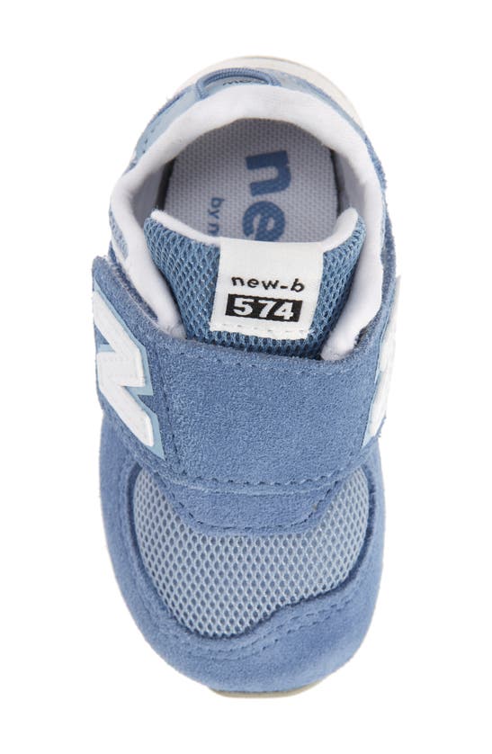 Shop New Balance Kids' 574 Sneaker In Mercury Blue