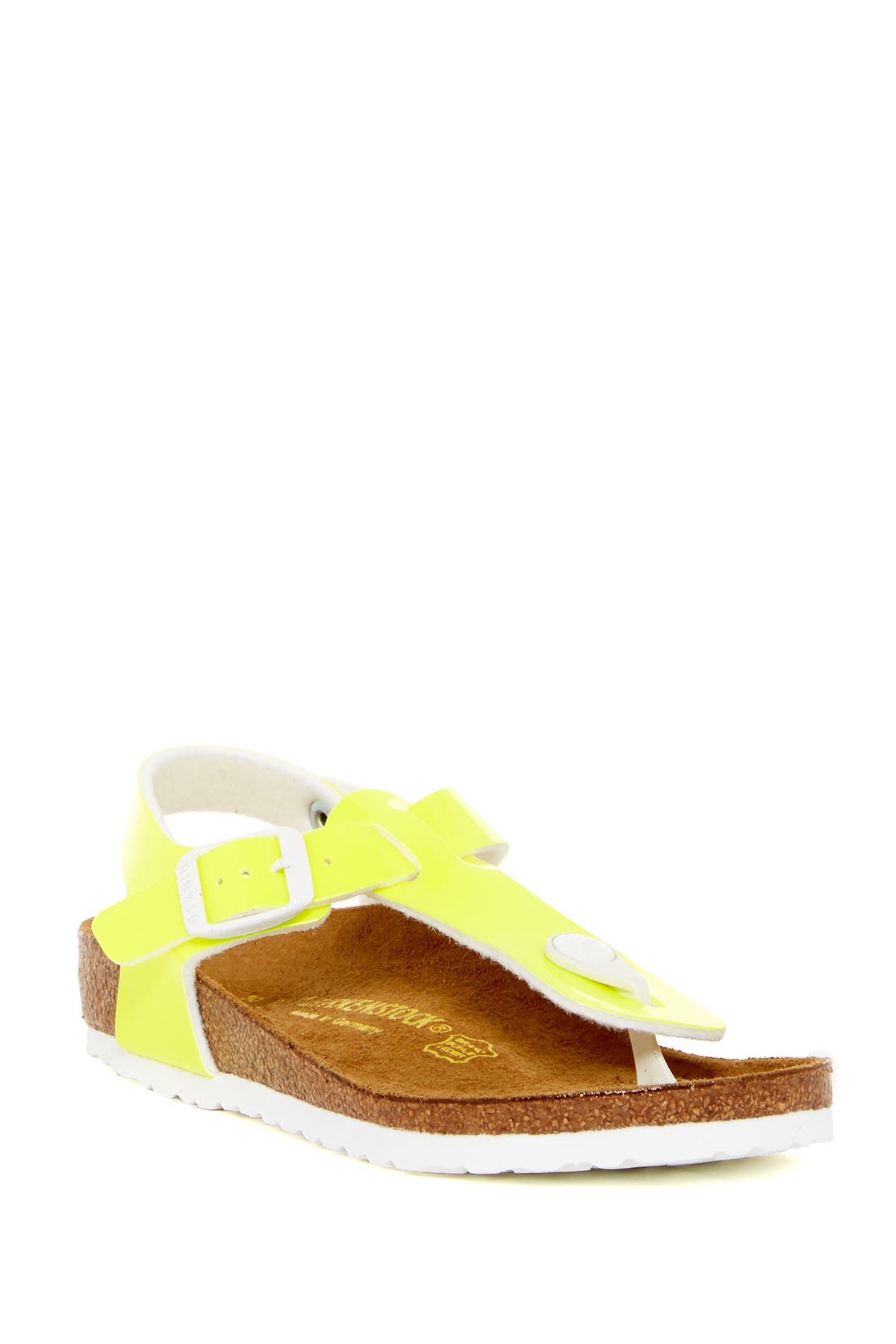 nordstrom rack birkenstock sandals on Birkenstock Kairo Neon Yellow Sandal Toddler Little Kid Discontinued Nordstrom Rack