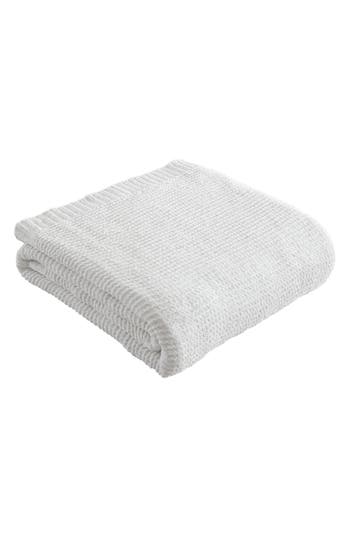 French Connection Eloise Chenille Throw Blanket In White