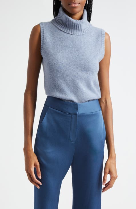 Veronica Beard selling Emilia Camel Blue Sweater