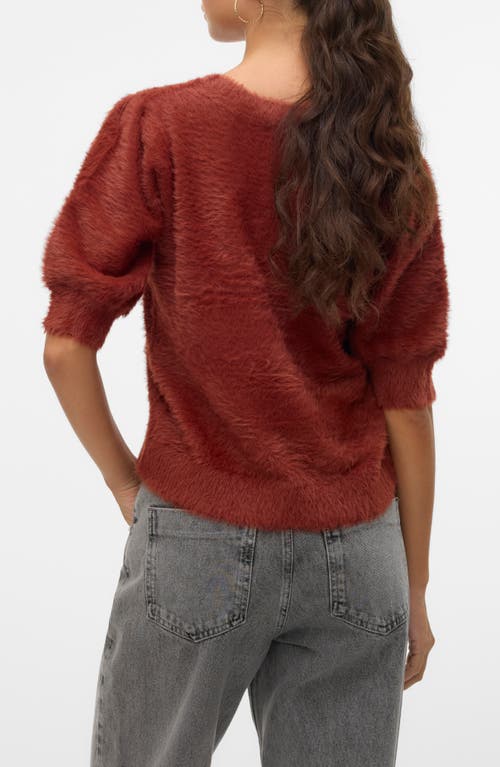 VERO MODA VERO MODA ALINA FUZZY ELBOW SLEEVE SWEATER 