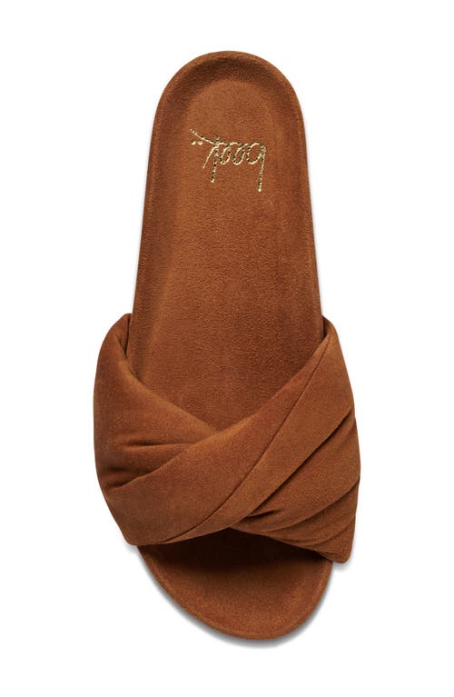 Beek Tesia Slide Sandal In Almonddnu