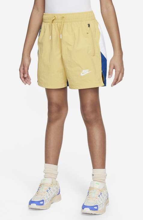 Boys Youth Yellow Athletic Shorts XL Pockets  Essentials