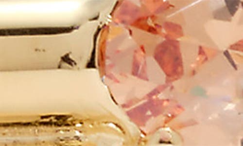 Lady Grey Verge Bypass Cuff Bracelet In Gold/peach