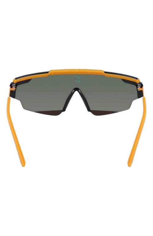 Nike Marquee Edge 64mm Shield Sunglasses In Monarch/green