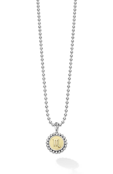 zodiac scorpio pendant necklace | Nordstrom