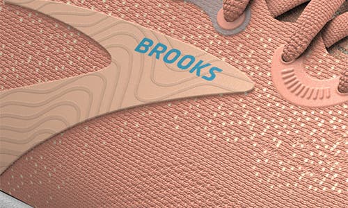 Shop Brooks Ghost Max Running Shoe In Papaya/apricot/blue