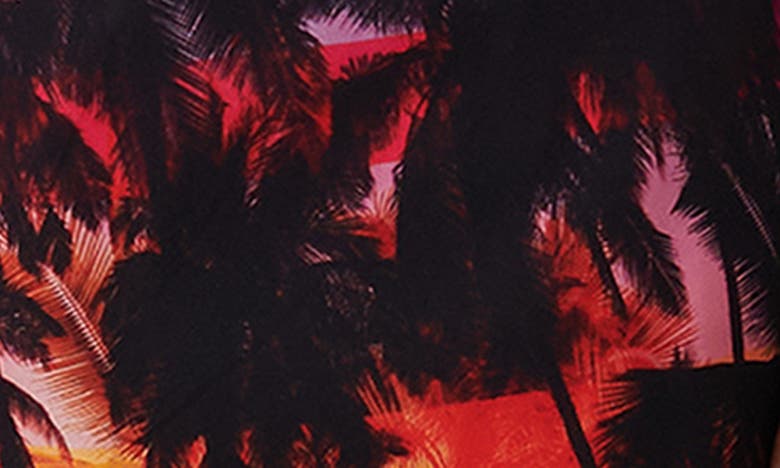 Bugatchi Cosmo Swim Trunks In Tangerine
