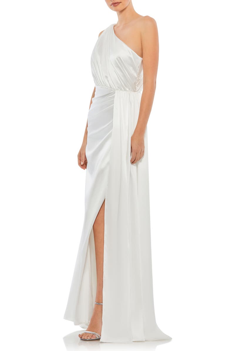 Mac Duggal One-Shoulder Satin Gown | Nordstrom