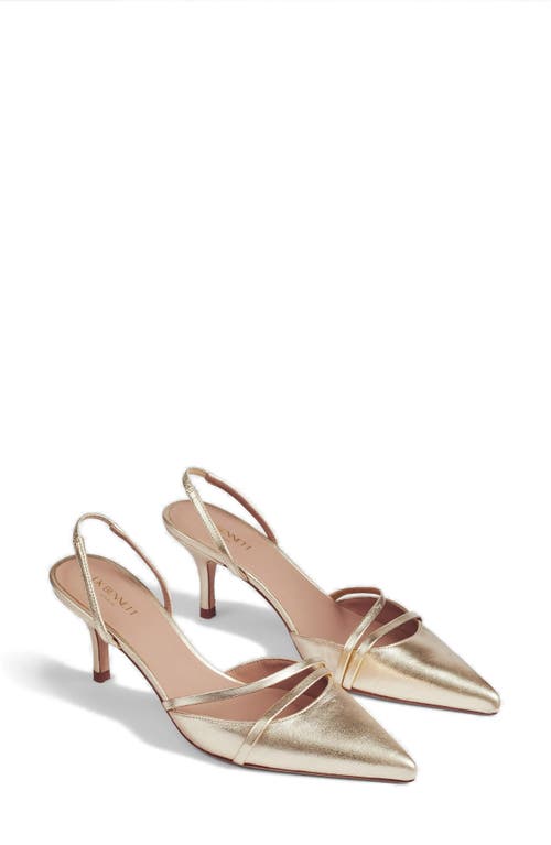 Shop Lk Bennett Madeley Slingback Pump In Champagne