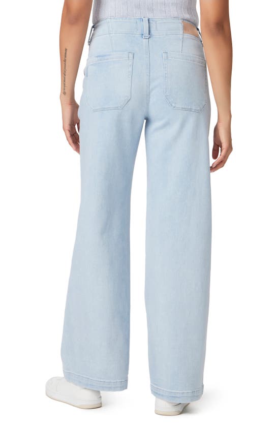 Shop Paige Brooklyn High Waist Wide Leg Jeans In Makena