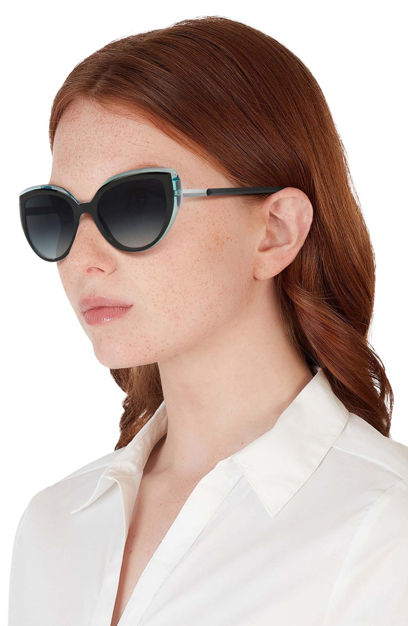 gradient cat eye sunglasses