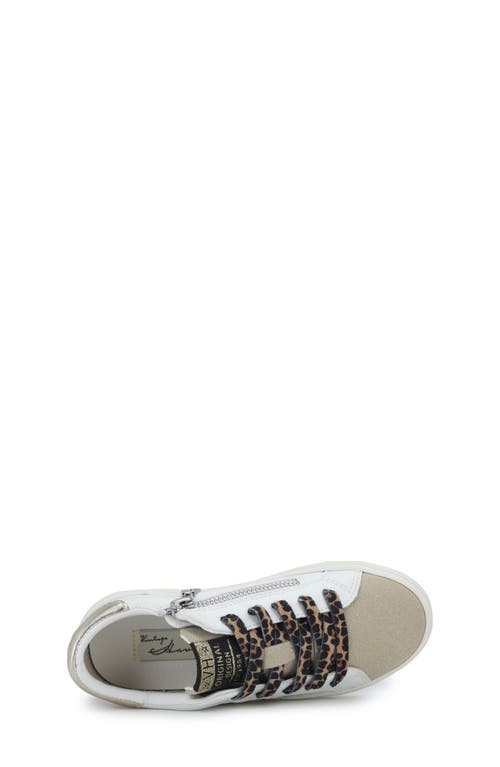 Vintage Havana Kids' Vail Sneaker In White/taupe Pop