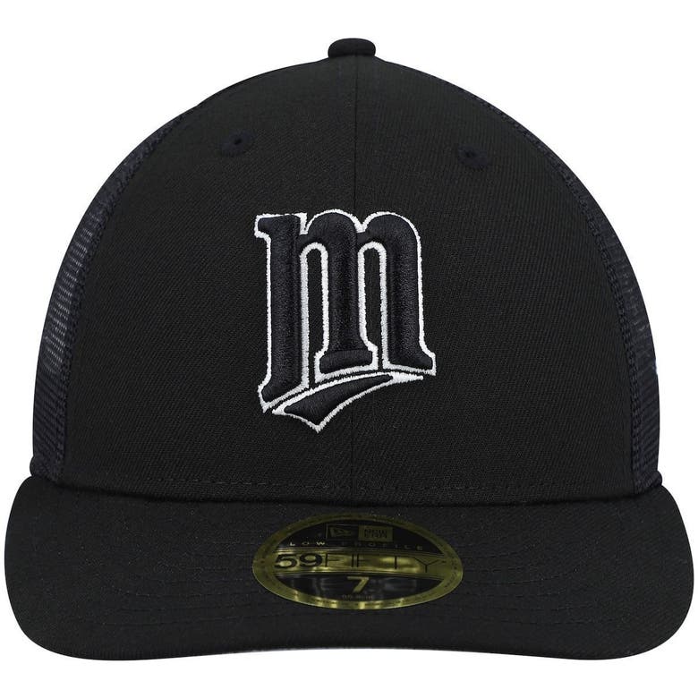 Minnesota Twins New Era Team Low Profile 59FIFTY Fitted Hat - Black