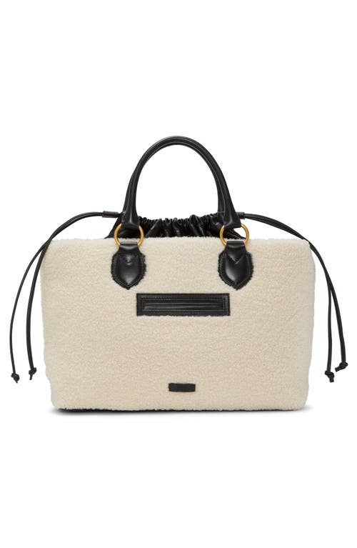 Shop Vince Camuto Liann Tote In Black/ivory