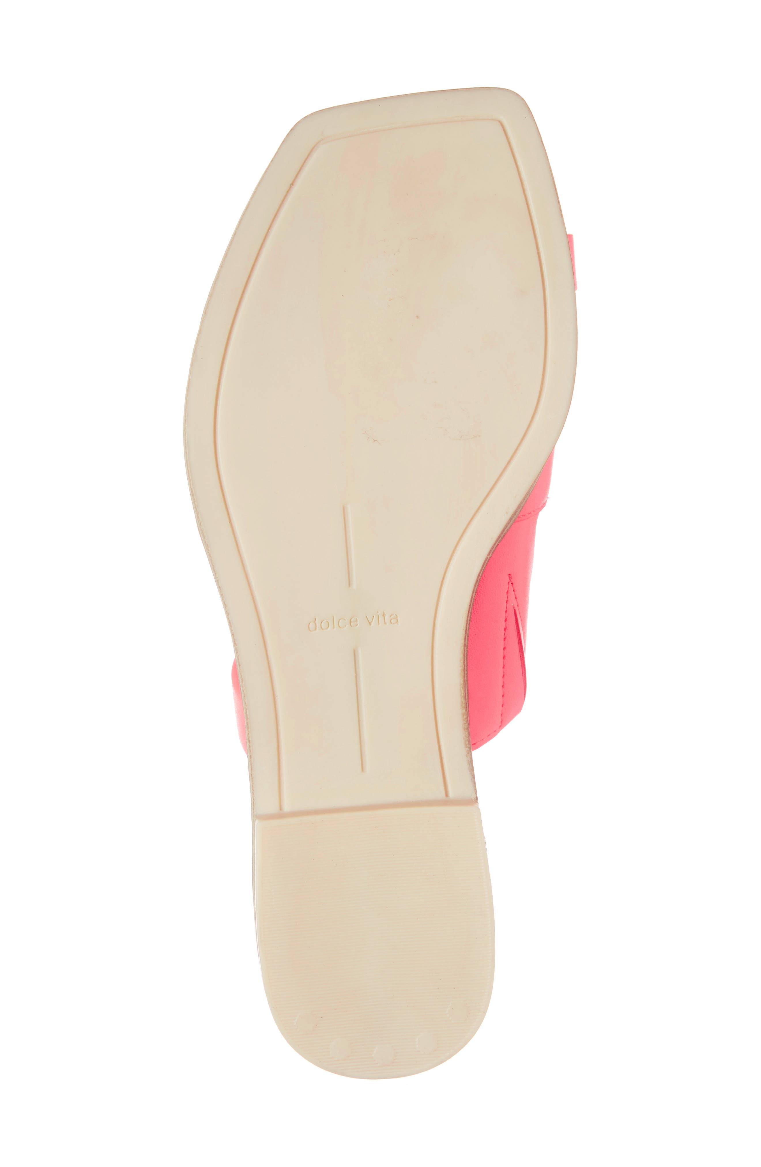 dolce vita isala 3 croc textured slide sandal