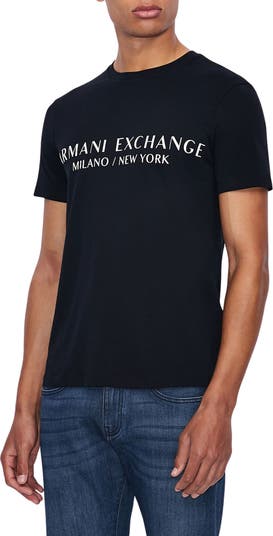 Armani Exchange Milano/New York Logo Graphic Tee | Nordstrom