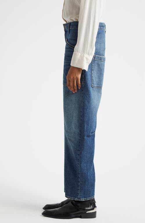 Shop Nili Lotan Welder High Waist Wide Leg Jeans In Summer Wash