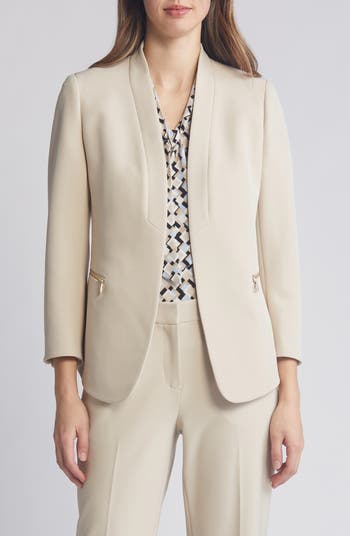 Anne klein open front blazer best sale