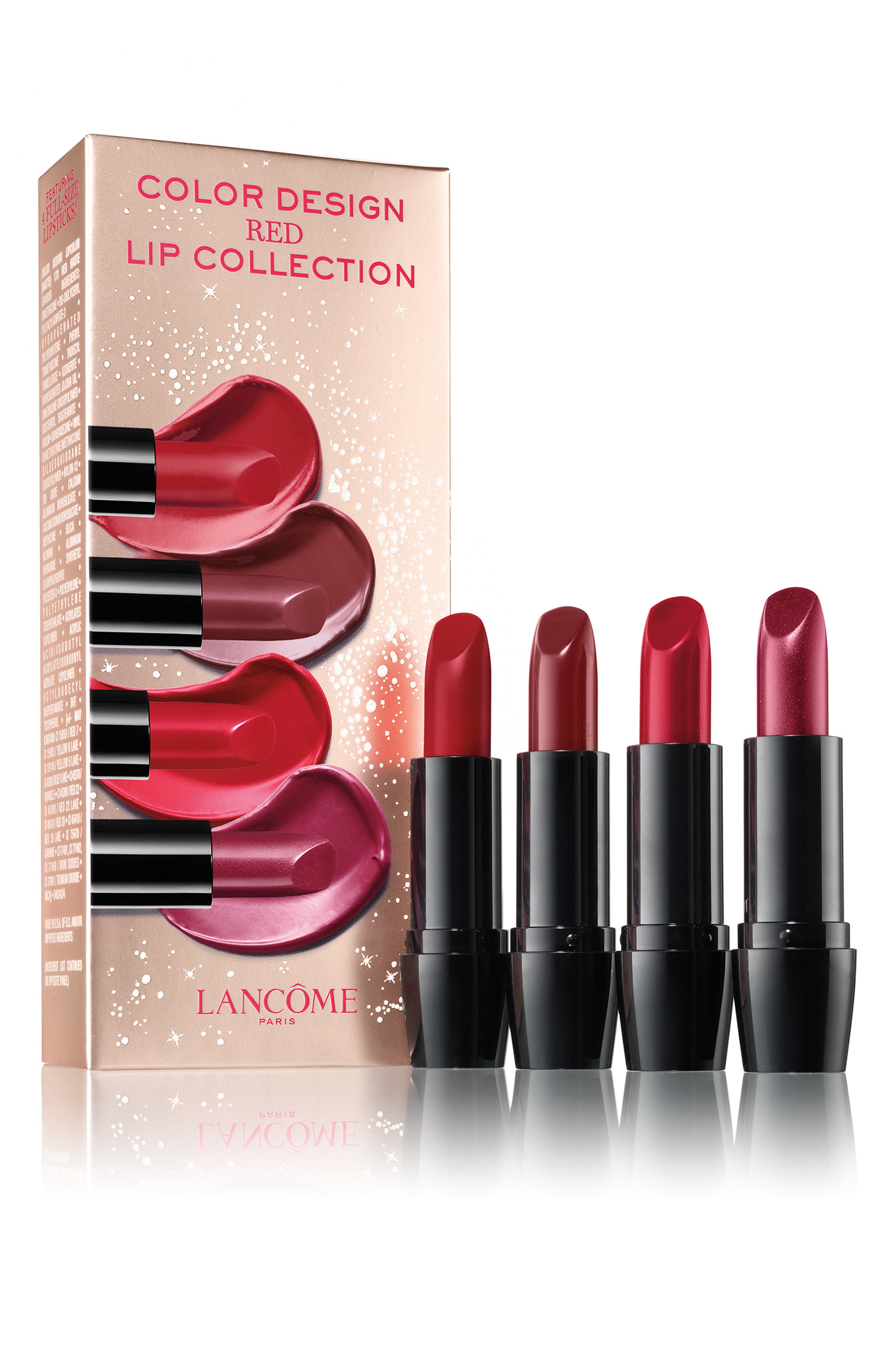 Lancôme Full Size Red Color Design Lipstick Set (100 Value) Nordstrom