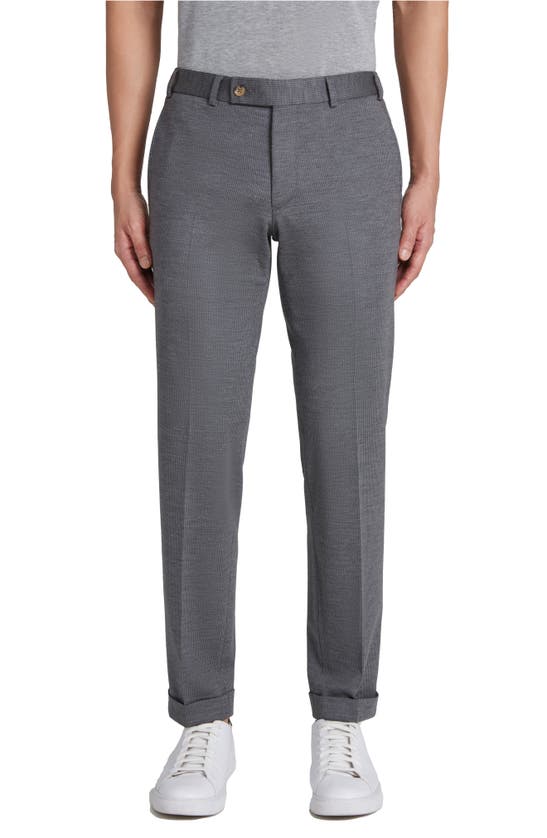 Jack Victor Hartford Soft Constructed Wool Blend Suit In Grey