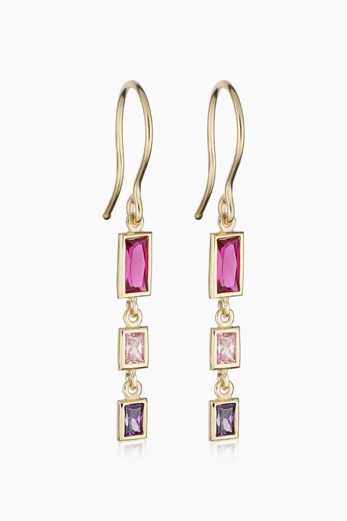 Oradina Women's 14k Yellow Gold, Multistone Fresco Drop Earrings In Yellow Gold