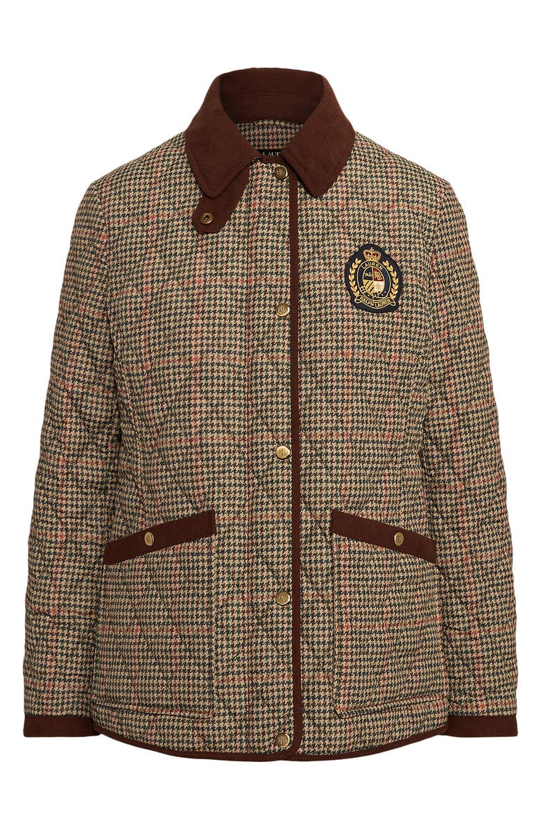 Total 87+ imagen quilted crest jacket lauren ralph lauren