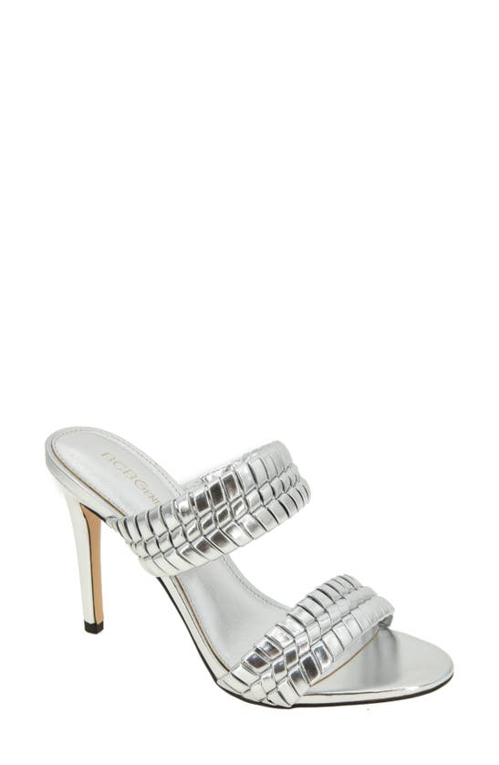 Bcbgeneration Jendi Slide Sandal In Silver
