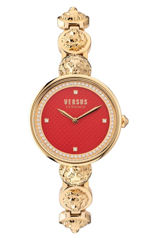 VERSUS Versace South Bay Bracelet Watch, 34mm in Yellow Gold at Nordstrom