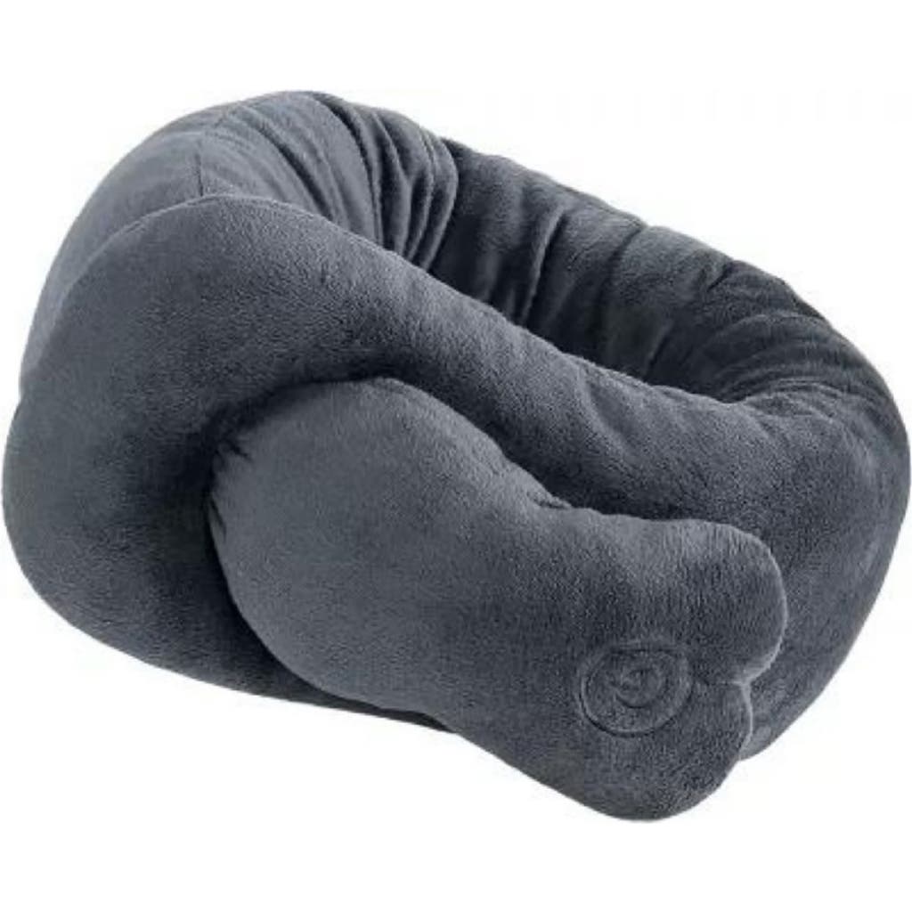 Pursonic Portable Neck & Shoulder Adjustable Massaging Wrap Blue In Grey