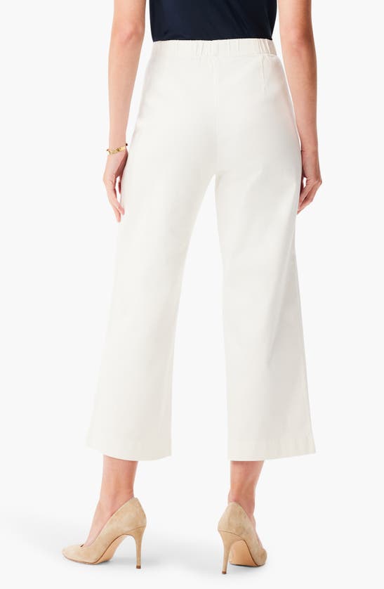 Shop Nic + Zoe Nic+zoe All Day High Waist Crop Wide Leg Jeans In Paper White