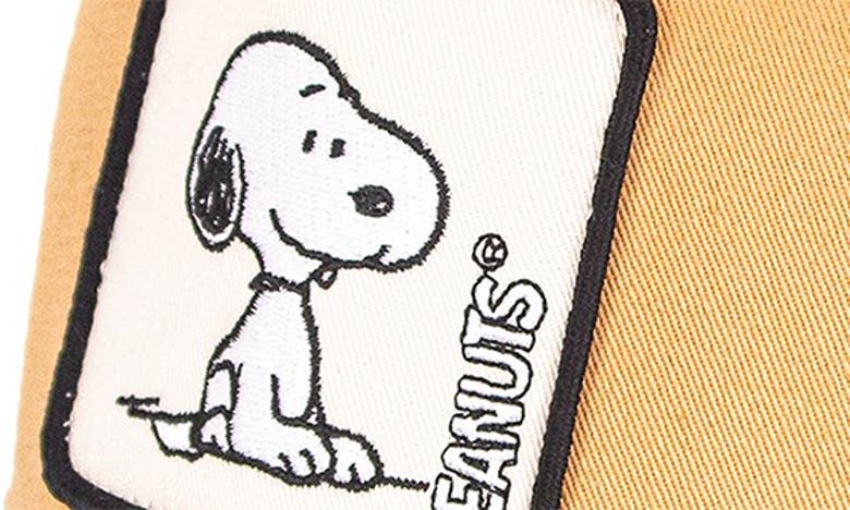 Peter Grimm Snoopy Trucker Hat In Tan