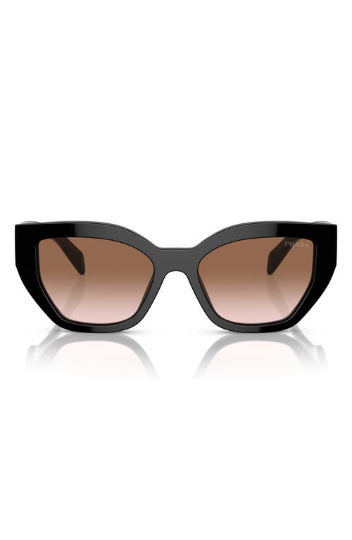 Prada Butterfly Sunglasses, 53mm In Z/dnubrown Grad