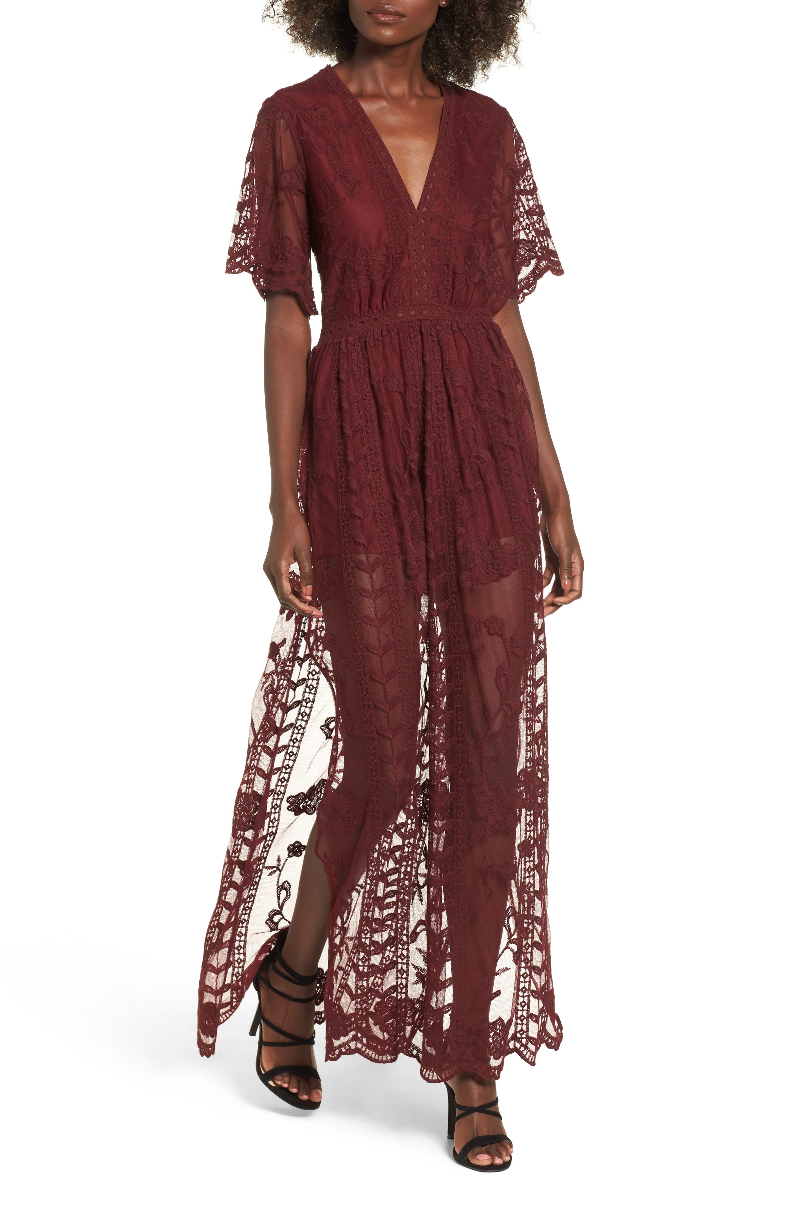 socialite lace overlay dress
