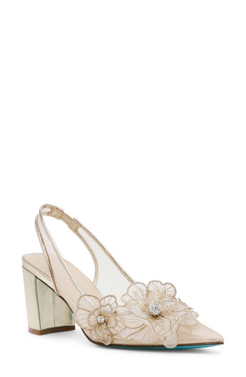 BETSEY JOHNSON BETSEY JOHNSON PETRA SLINGBACK POINTED TOE PUMP